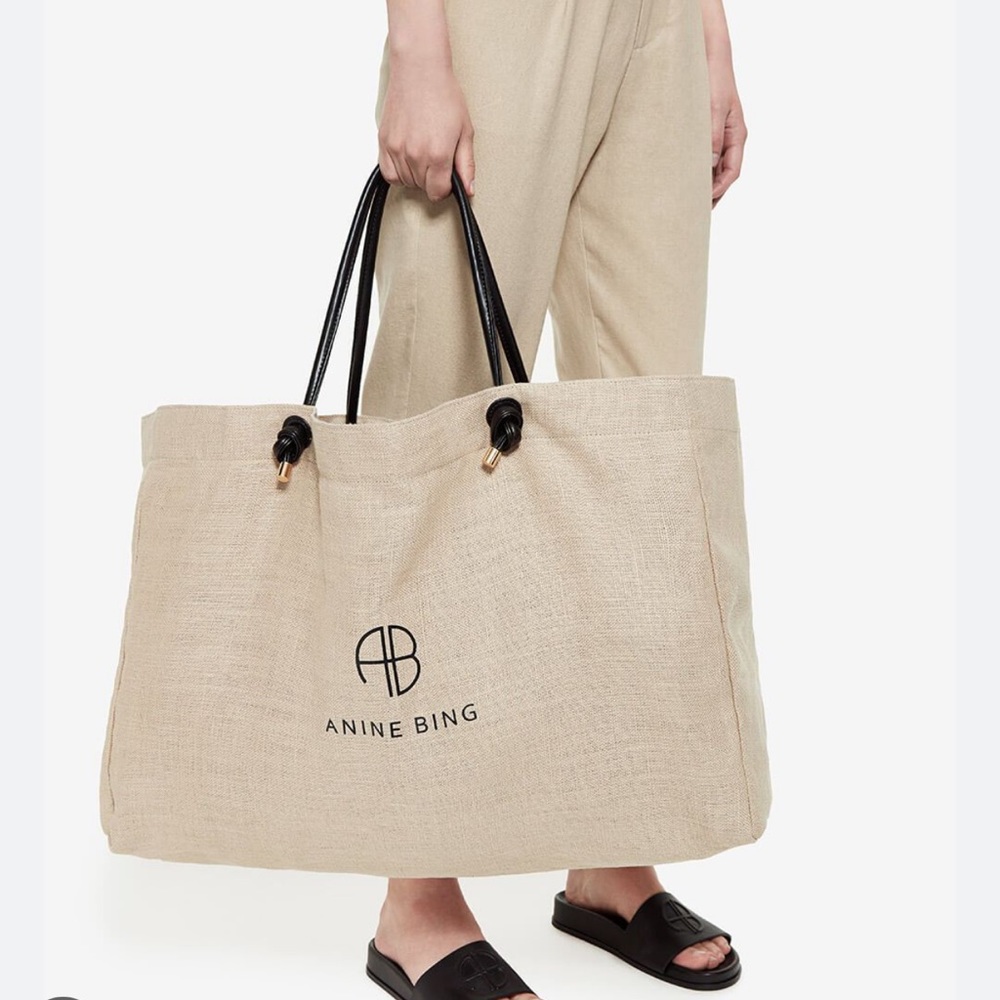 Anine Bing Large Saffron Tote EUC